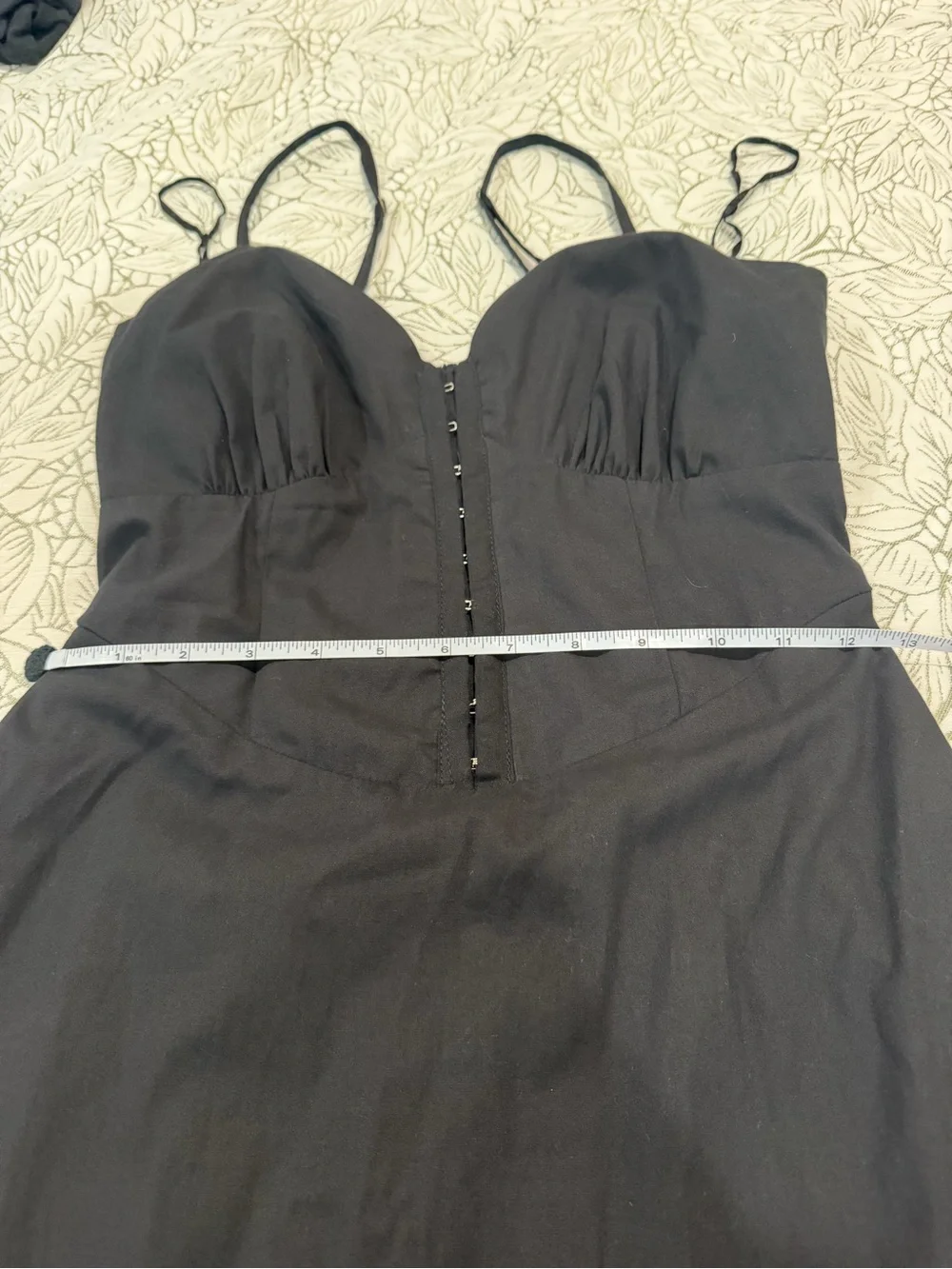 Sincerely Jules Black Midi Dress with Front Buttons - Picture 6 of 9